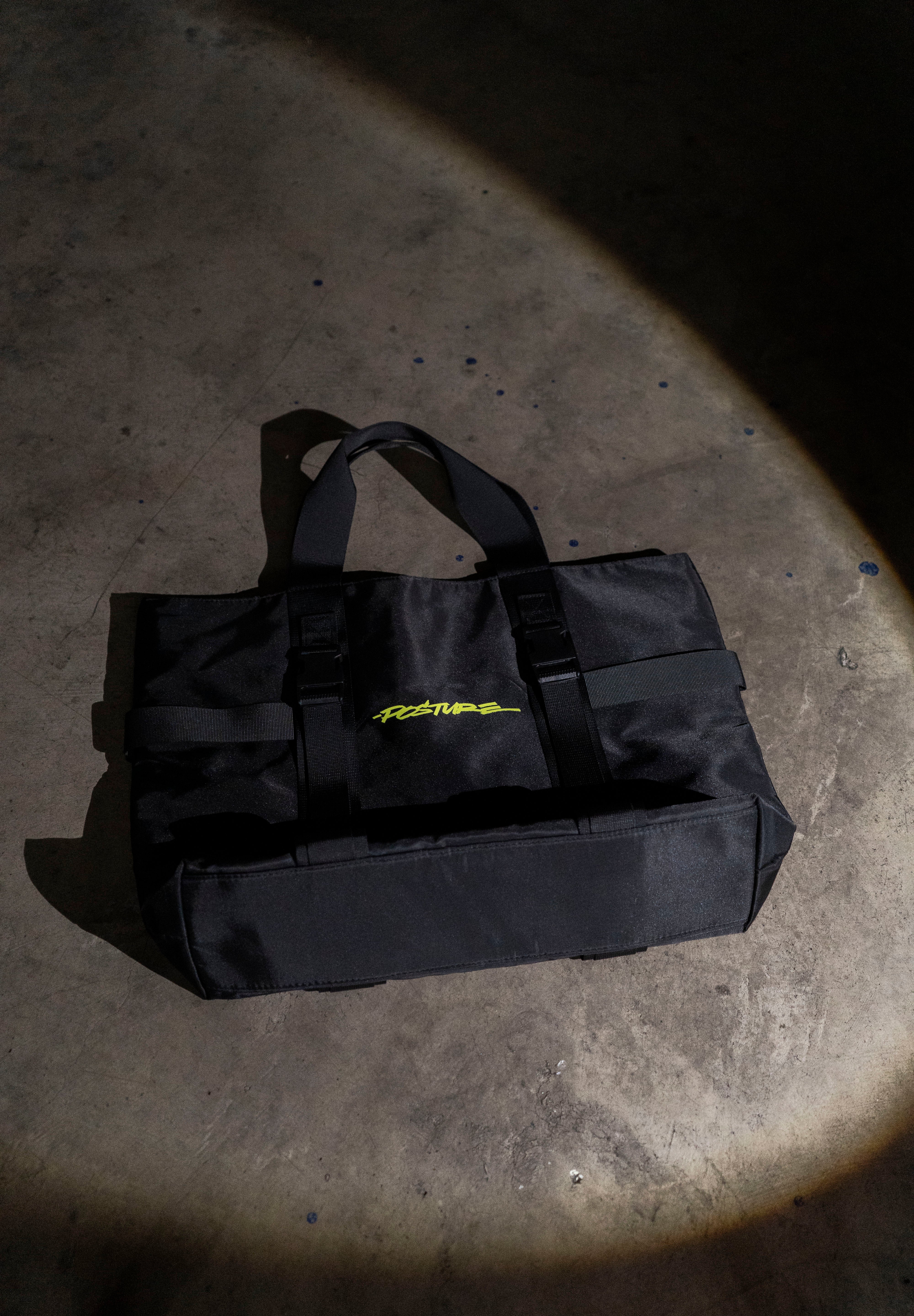 Side Wall Drivers Black Tote Bag