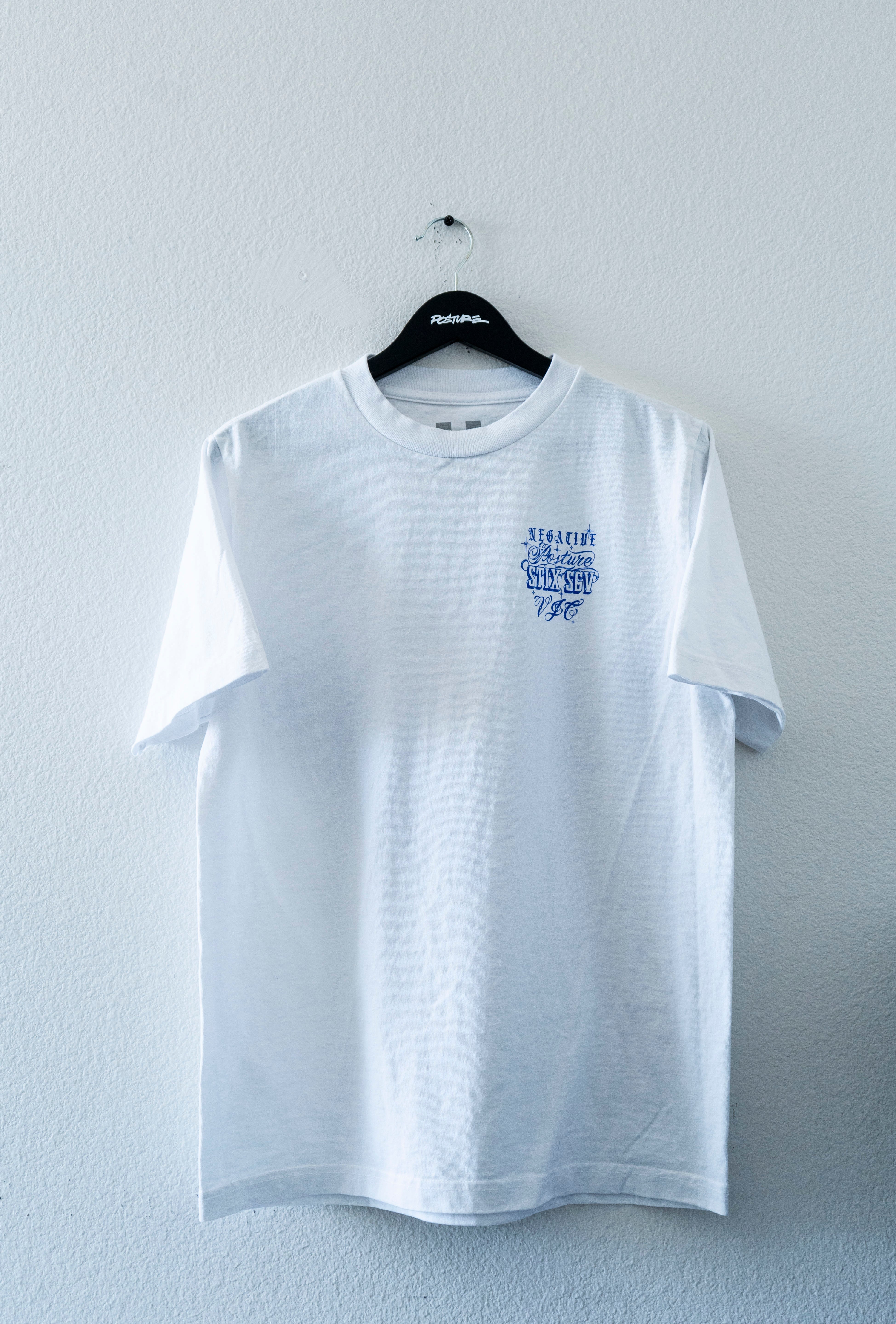 NEGATIVE POSTURE X VJC X STIX SKATESHOP COLLABORATION TEE