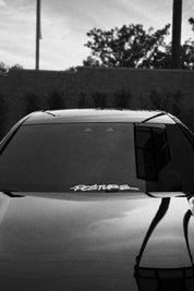 Chrome Mashall script window banner 16.5 inch vinyl sticker