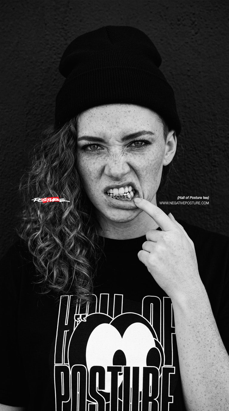 Hall of Posture tee (Black)