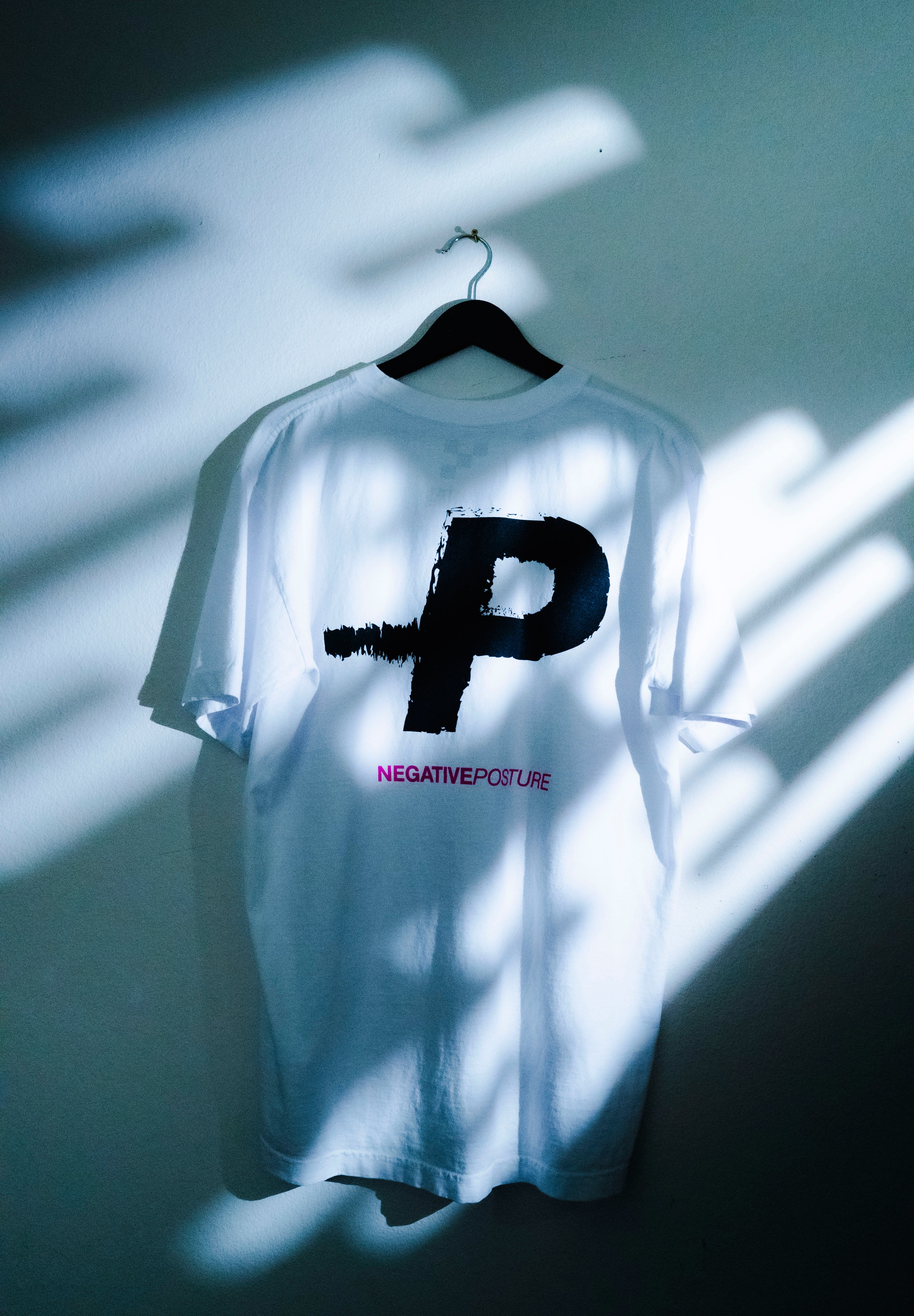 Negative Posture "Glitch" tee (White)