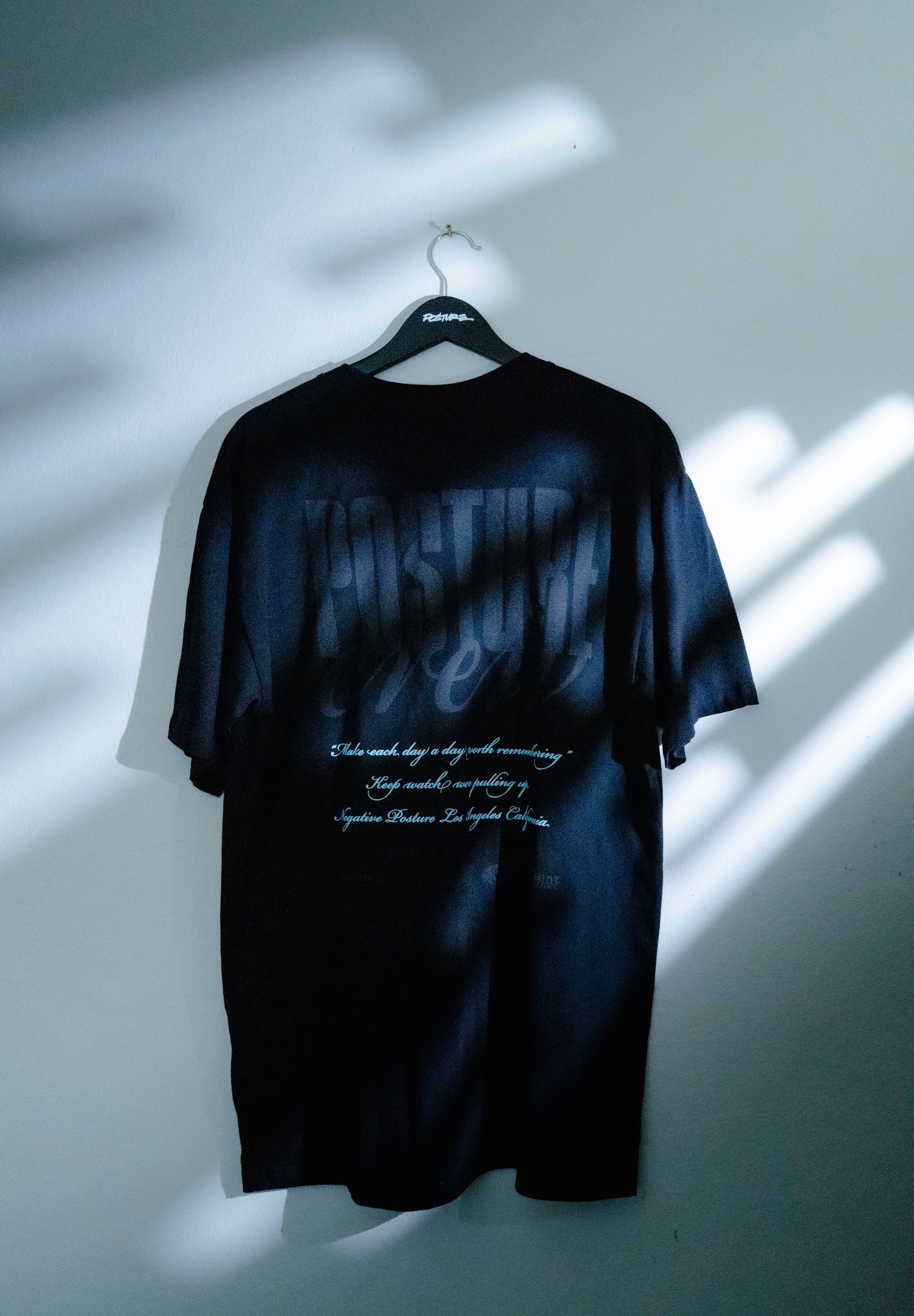 Posture Crew tee (black)
