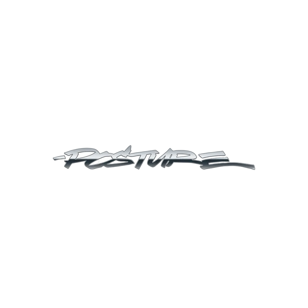 Chrome Mashall script window banner 16.5 inch vinyl sticker