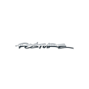 Chrome Mashall script window banner 16.5 inch vinyl sticker