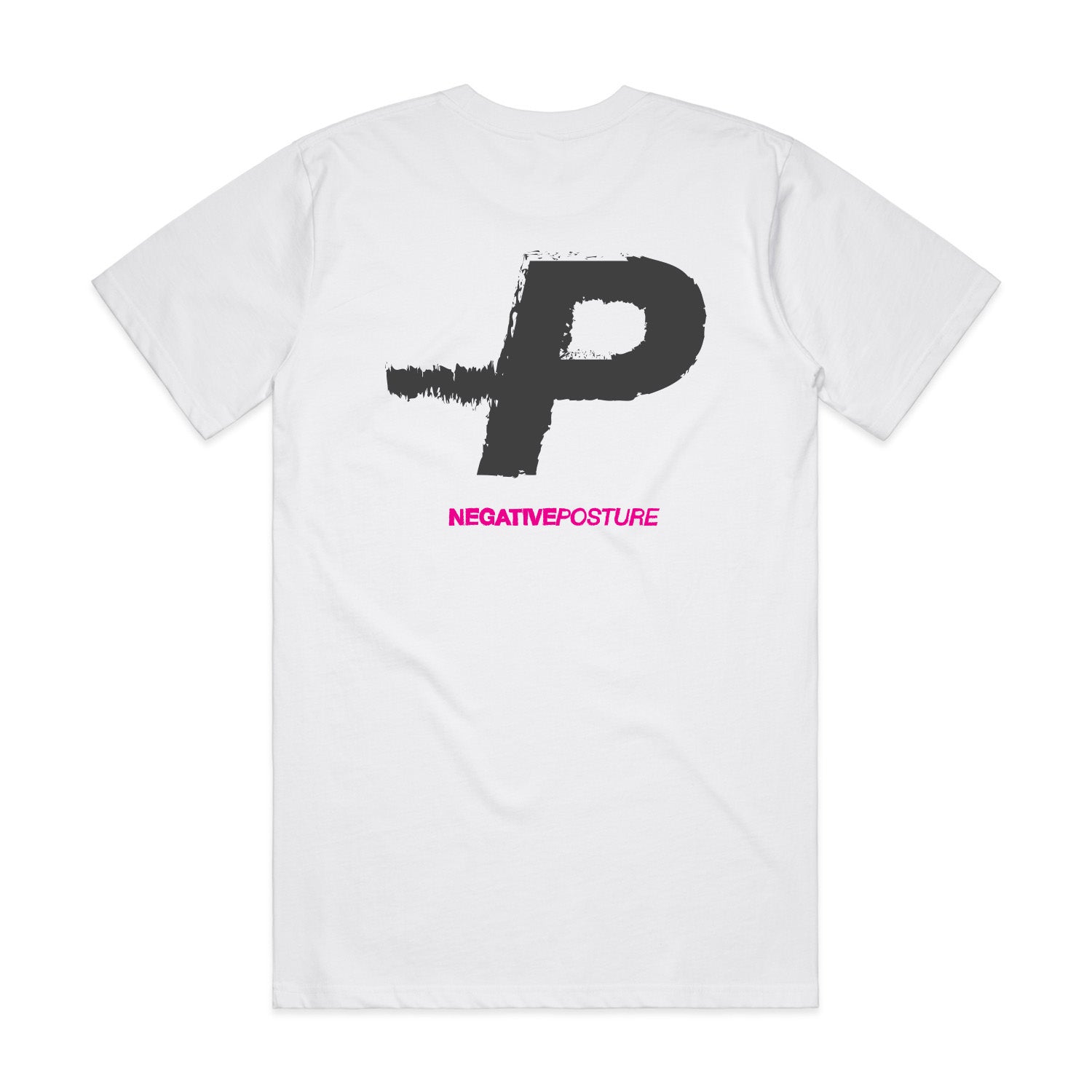 Negative Posture "Glitch" tee (White)