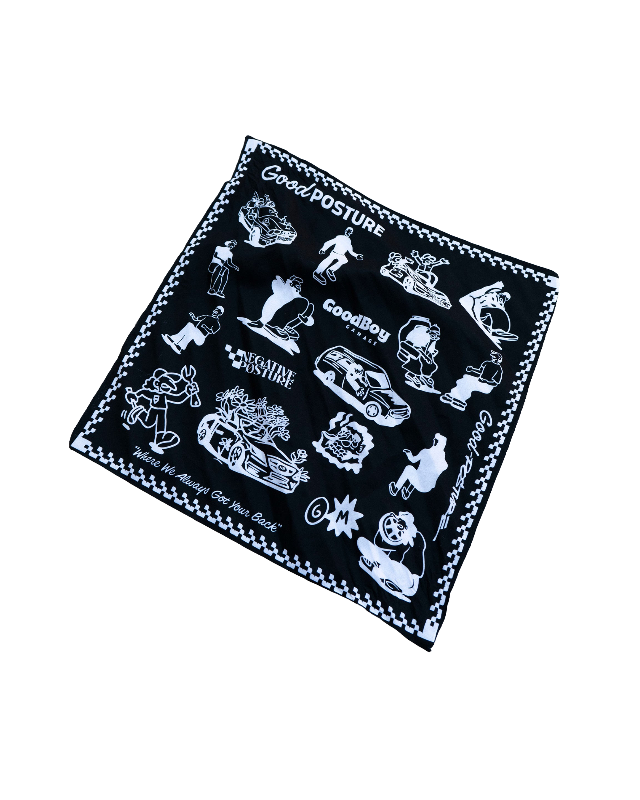 NP X GOODBOY GARAGE X GM COFFEE Bandana Collaboration