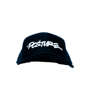 Marshall Script Black Trucker Hat