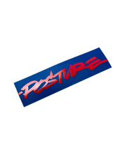 Marshall Script Blue Bumper Sticker