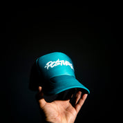 Marshall Script Jade Trucker Hat