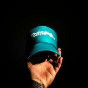 Marshall Script Jade Trucker Hat