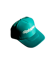 Marshall Script Jade Trucker Hat