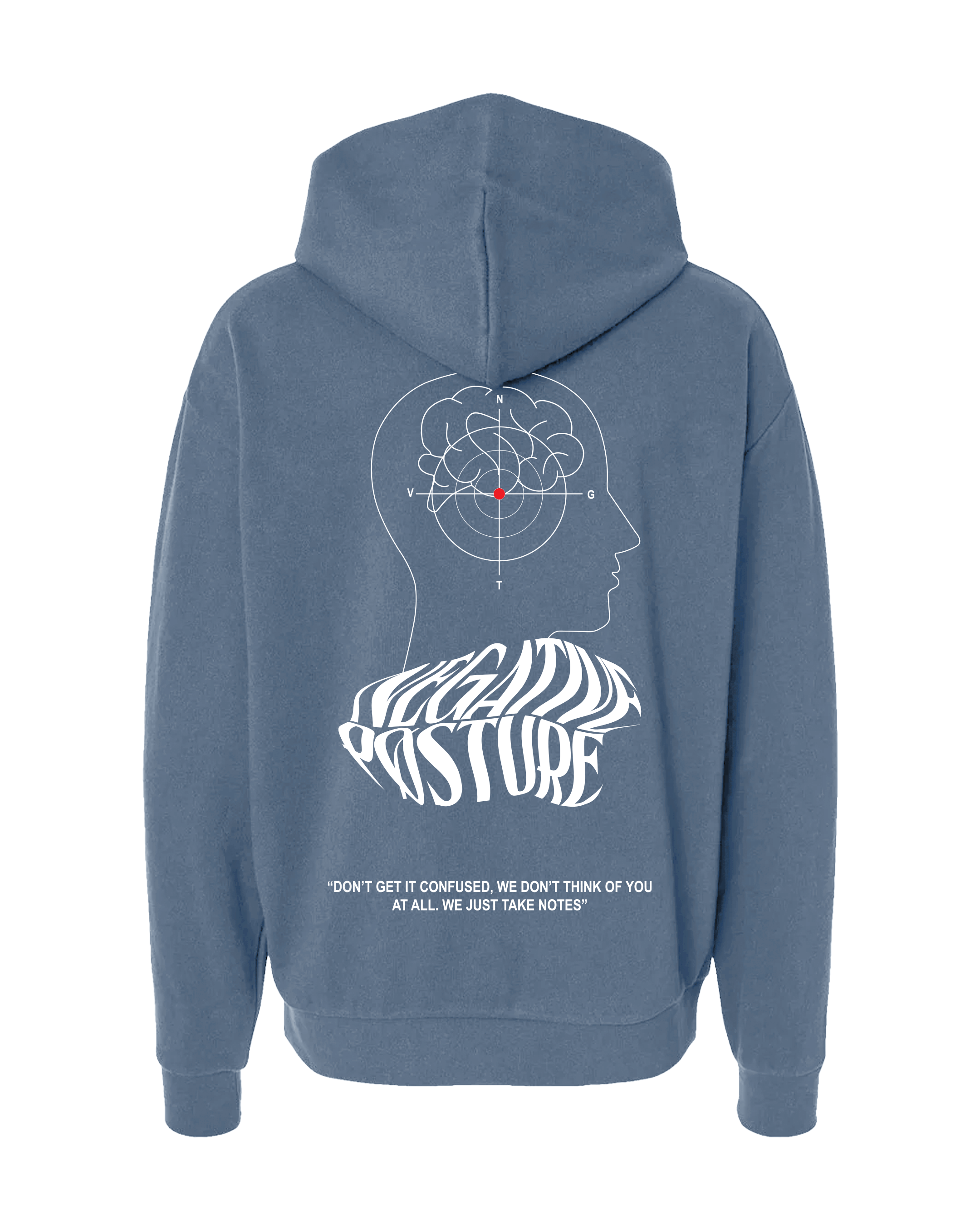 Note Takers Storm Blue Pullover Hoodie