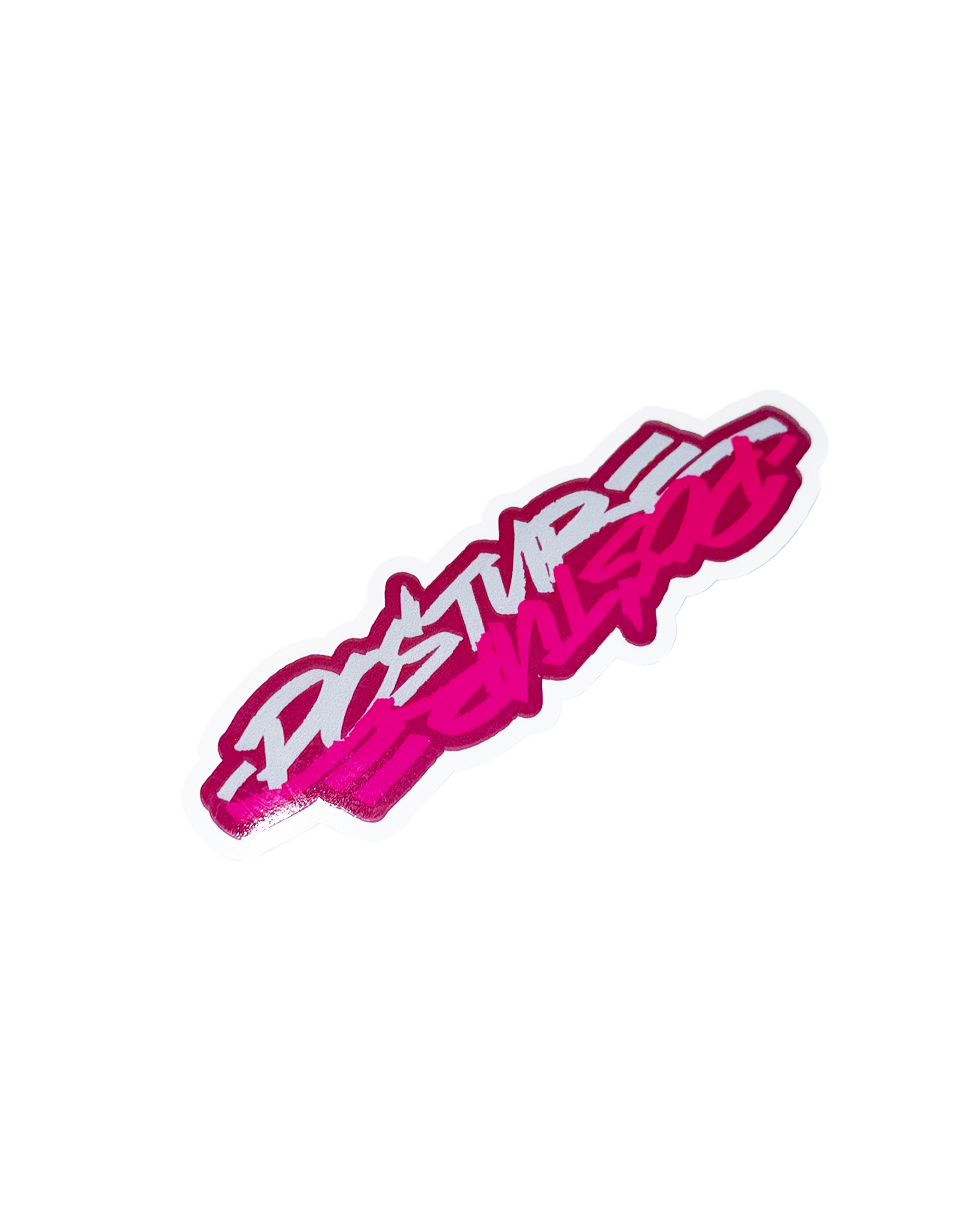 Over & Under Pink/Grey/Burgundy Sticker
